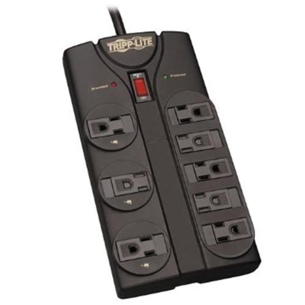 Doomsday Outlet Strip, Surge, 5-15R, 5-15P, 8 ft., Black DO716835 - main